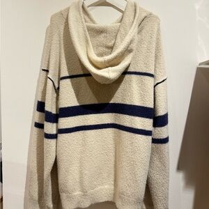 Reclaimed Vintage Cream Knit Hoodie